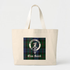 Clan Baird Wappen Tartan Jumbo Stoffbeutel