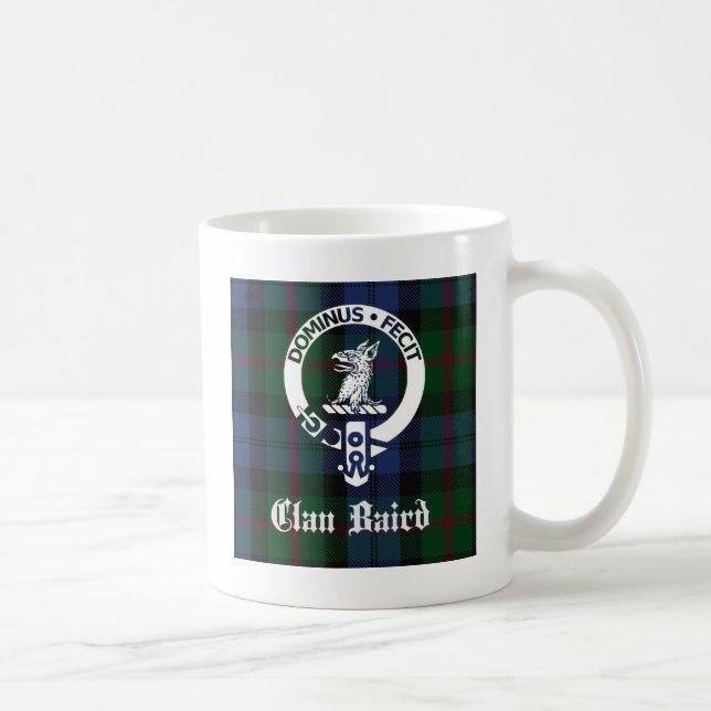 Clan Baird Wappen Tartan Kaffeetasse (Rechts)