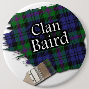 Clan-Bairdtartan-Pinsel Button