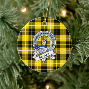 Clan Barclay Dress Modern Abzeichen Tartan Kariert Keramik Ornament