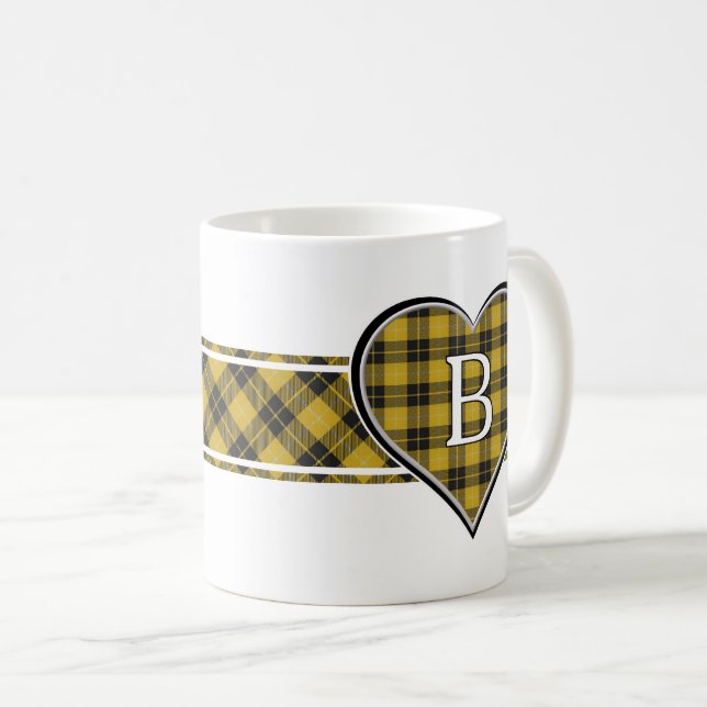 Clan Barclay Tartan Herz Kaffeetasse (VorderseiteRechts)
