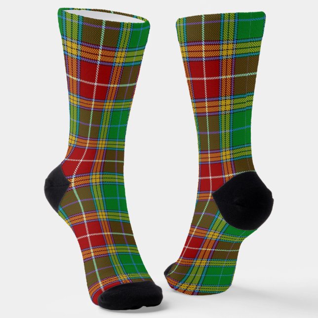 Clan Baxter Tartan Socks Socken (Gewinkelt)