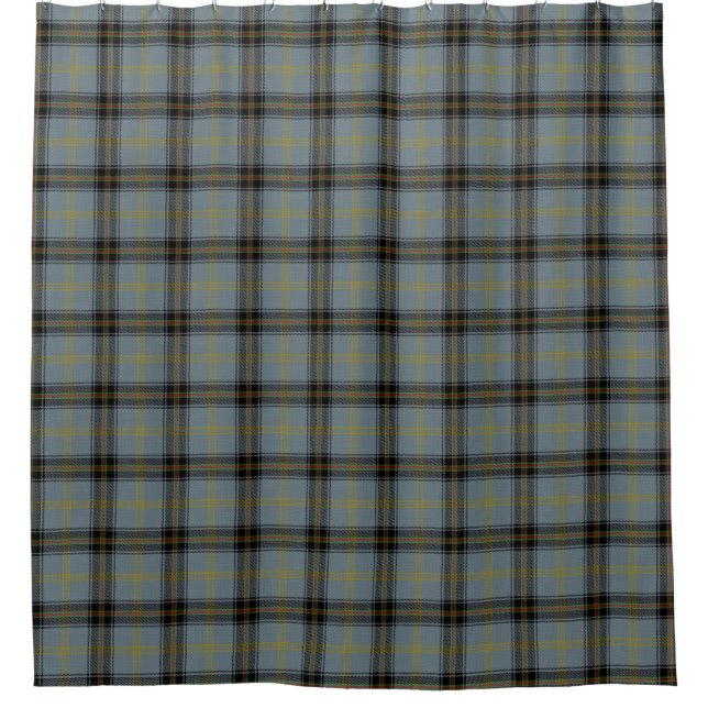 Clan Bell Scottish Heritage Tartan Duschvorhang (Vorderseite)