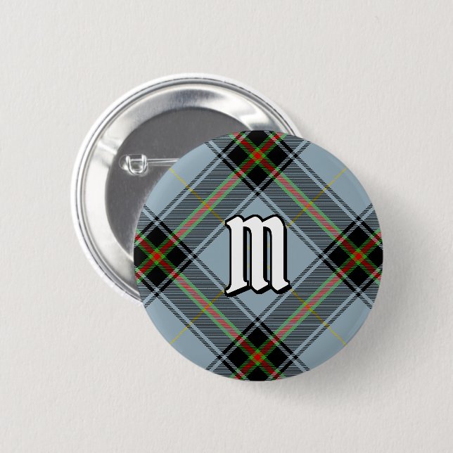 Clan Bell Tartan Button (Vorne & Hinten)