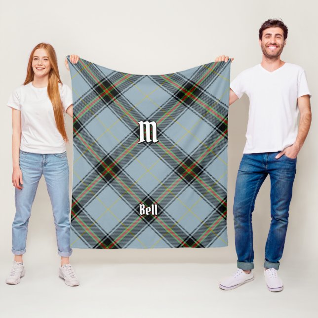 Clan Bell Tartan Fleecedecke (Beispiel)