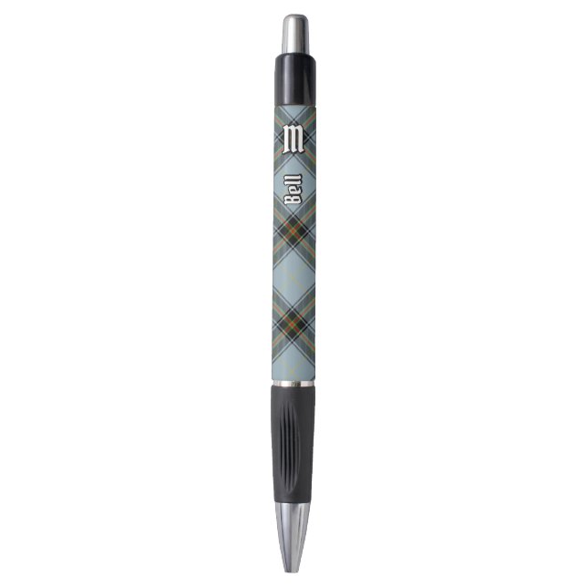 Clan Bell Tartan Kugelschreiber (Vorderseite Vertikal)