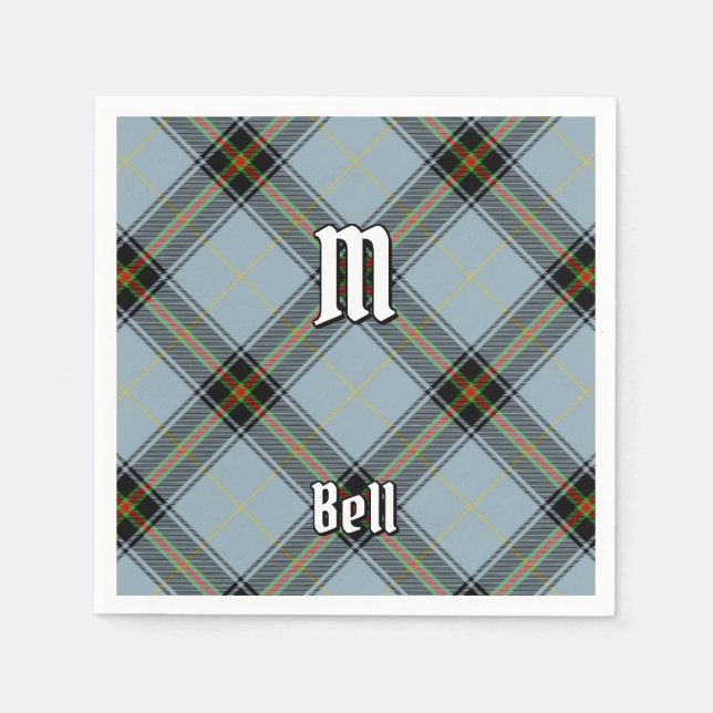 Clan Bell Tartan Serviette (Vorderseite)