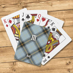 Clan Bell Tartan Spielkarten
