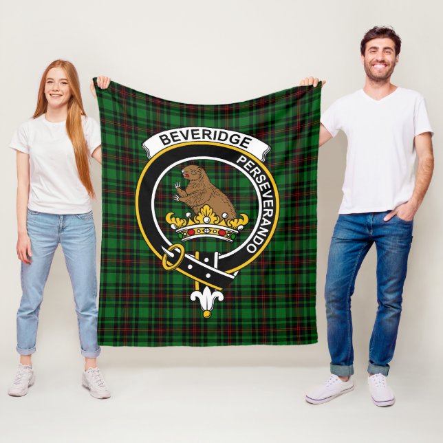 Clan Beveridge Tartan Kariert Fleecedecke (Beispiel)