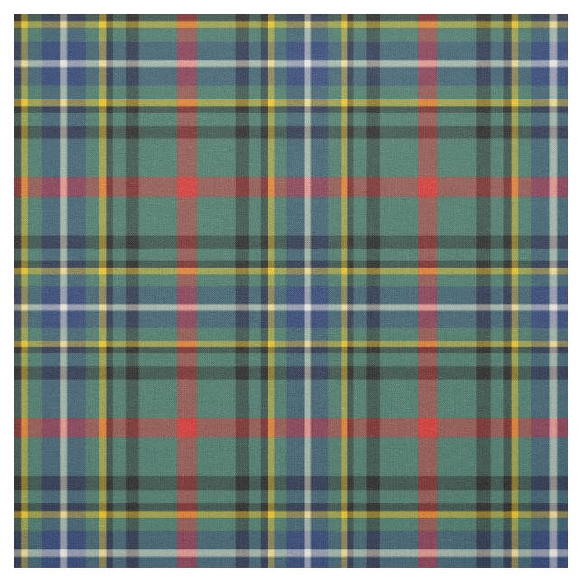 Clan Bisset Tartan Green Kariert Stoff (Muster)