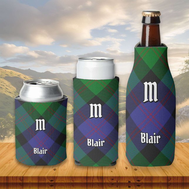 Clan Blair Tartan Can Cooler Dosenkühler (Von Creator hochgeladen)