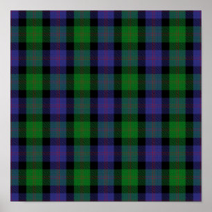 Clan Blair Tartan - Digitaler Download Poster