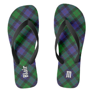 Clan Blair Tartan Flip Flops