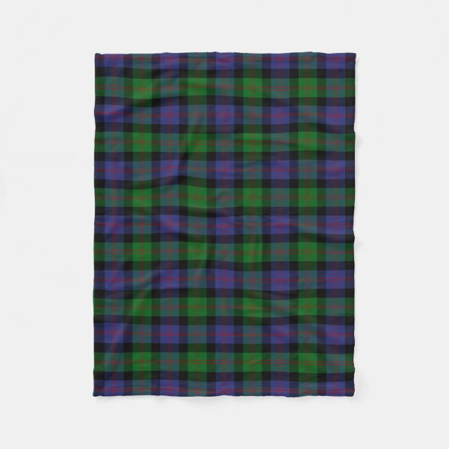 Clan Blair Tartan Kariert Fleecedecke (Vorderseite)
