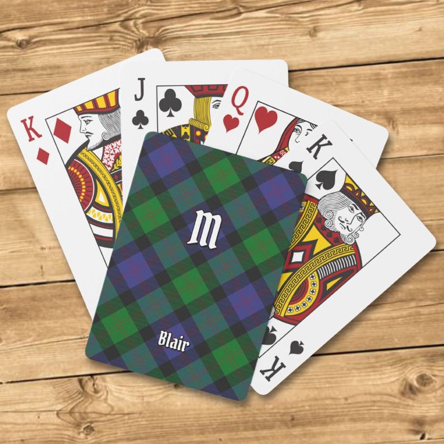 Clan Blair Tartan Spielkarten (Von Creator hochgeladen)