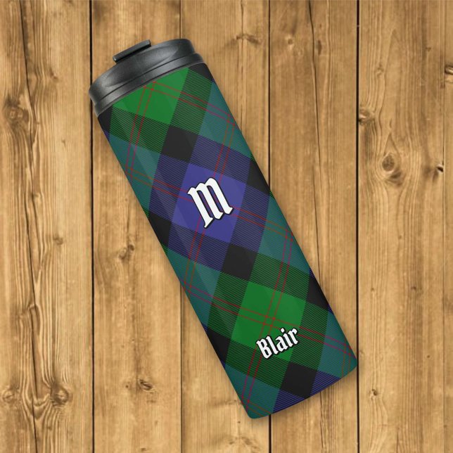 Clan Blair Tartan Thermal Tumbler Thermosbecher (Von Creator hochgeladen)