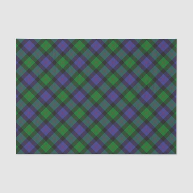 Clan Blair Tartan Tissue Paper Seidenpapier (Vorderseite)