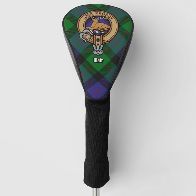 Clan Blair Wappen Head Cover Golf Headcover (Vorderseite)