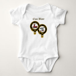 Clan Blair Wappen mit Name Baby Jumper Strampler