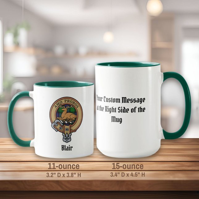 Clan Blair Wappen Tasse (Von Creator hochgeladen)