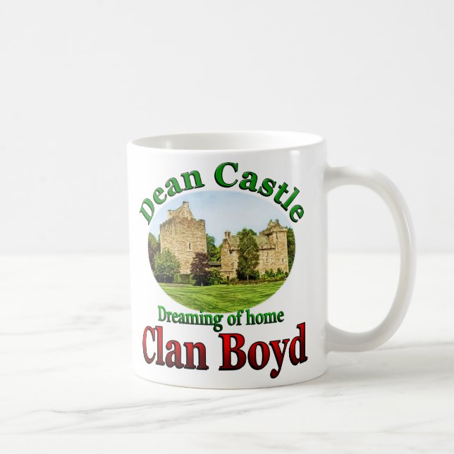 Clan Boyd Dream of Home Dean Castle Cup Mug (Droite)