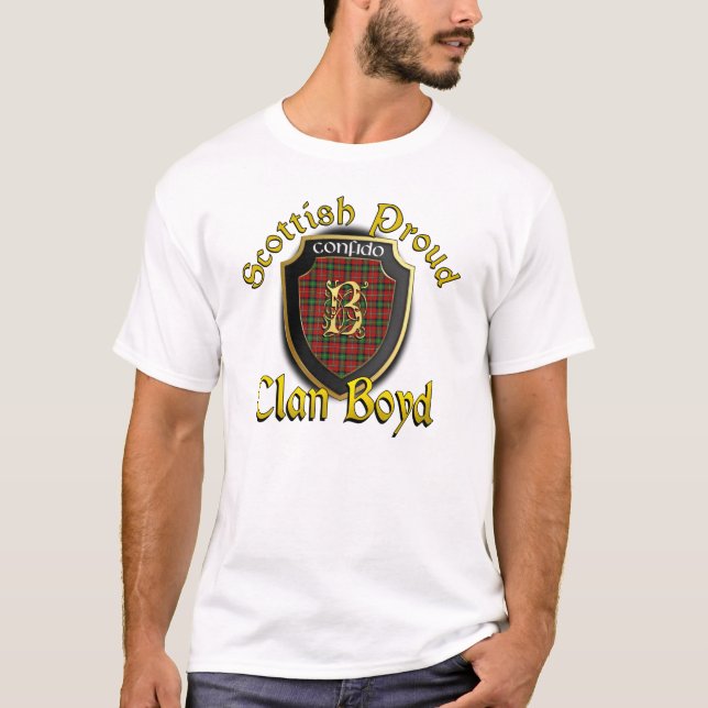 Clan Boyd schottische stolze Shirts (Vorderseite)