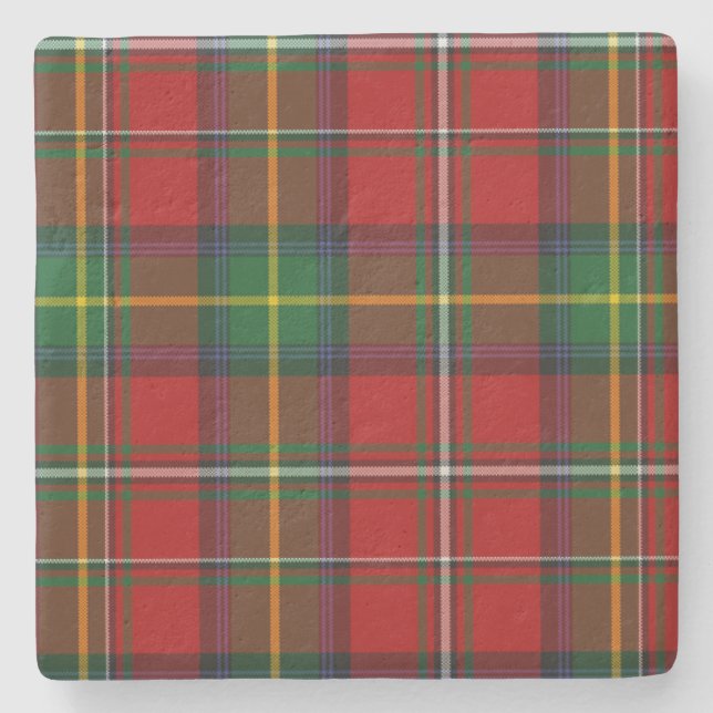 Clan Boyd Tartan Kariert Stone Untersetzer (Vorderseite)