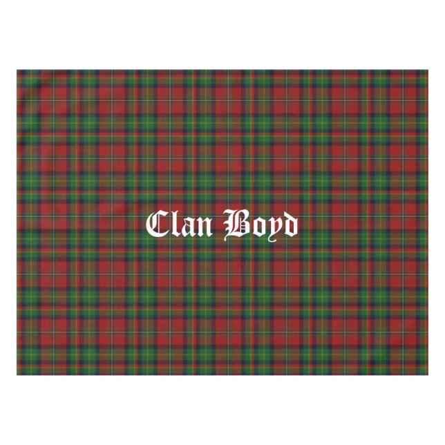 Clan Boyd Tartan Nappe (Devant (Horizontal))