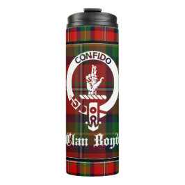 Clan Boyd Wappen Abzeichen & Tartan Thermosbecher