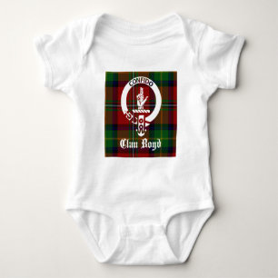 Clan Boyd Wappen Tartan Baby Strampler