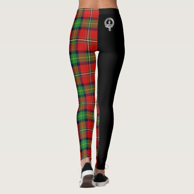 Clan Boyd Wappen & Tartan Leggings (Rückseite)