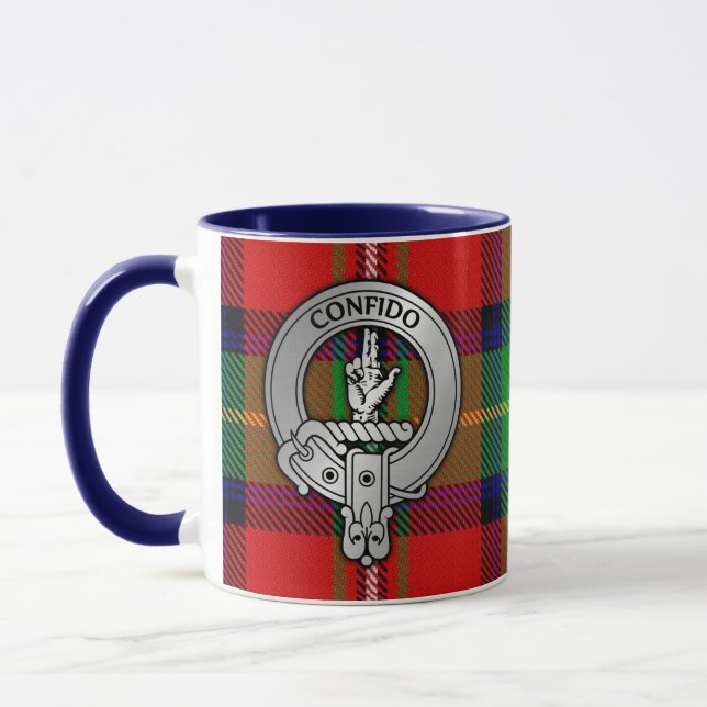 Clan Boyd Wappen & Tartan Tasse (Links)