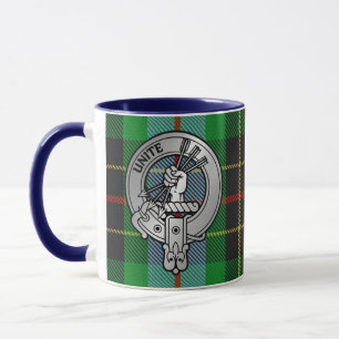 Clan Brodie Crest & Hunting Tartan Mug