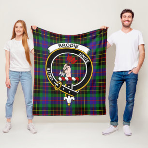 Clan Brodie Jagd Tartan Kariert Fleecedecke