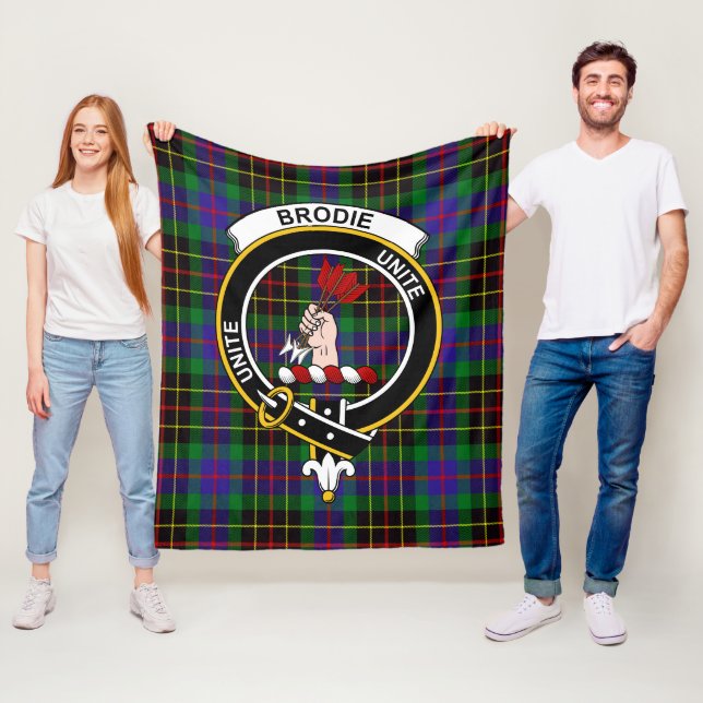 Clan Brodie Jagd Tartan Kariert Fleecedecke (Beispiel)