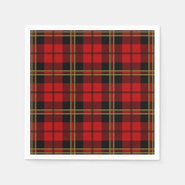 Clan Brodie Tartan Serviette (Vorderseite)