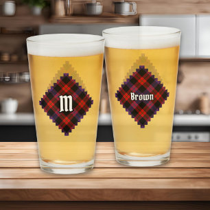 Clan Brown Tartan Glas