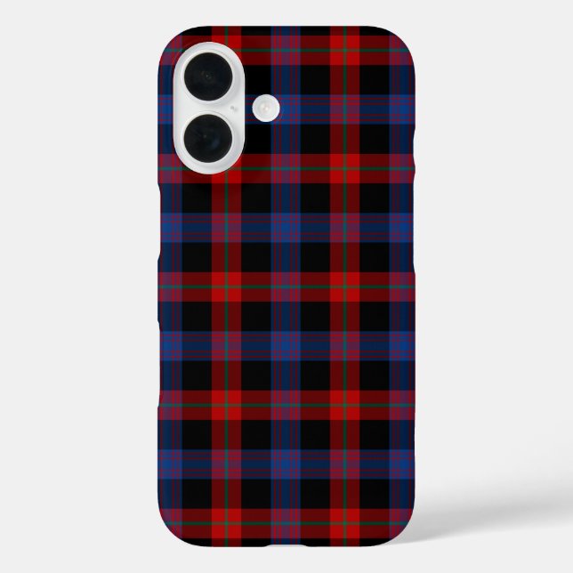 Clan Brown Tartan Royal Blue und Red Kariert title_seo2 (Rückseite)