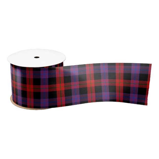 Clan Brown Tartan Satinband (Spule)