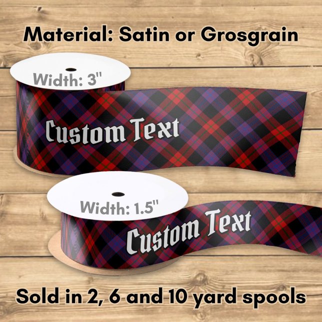 Clan Brown Tartan Satinband (Von Creator hochgeladen)