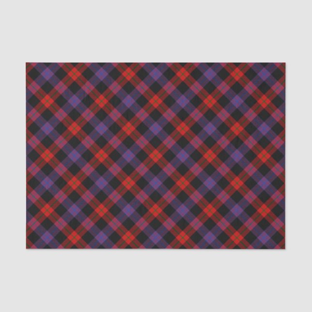 Clan Brown Tartan Seidenpapier (Vorderseite)