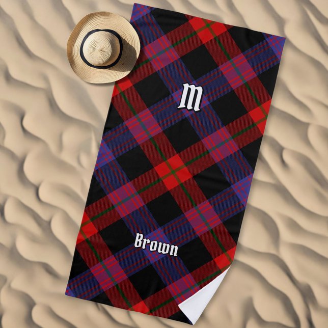 Clan Brown Tartan Strandtuch (Von Creator hochgeladen)