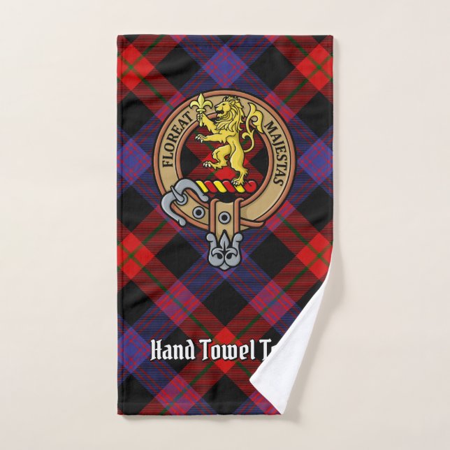 Clan Brown über Tartan Badhandtuch Set (Handtuch)