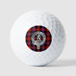 Clan Brown Wappen & Tartan Golfball