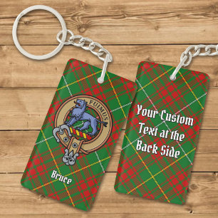 Clan Bruce Crest sur la chasse Tartan
