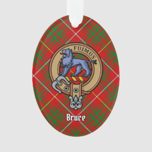Clan Bruce Crest sur Tartan