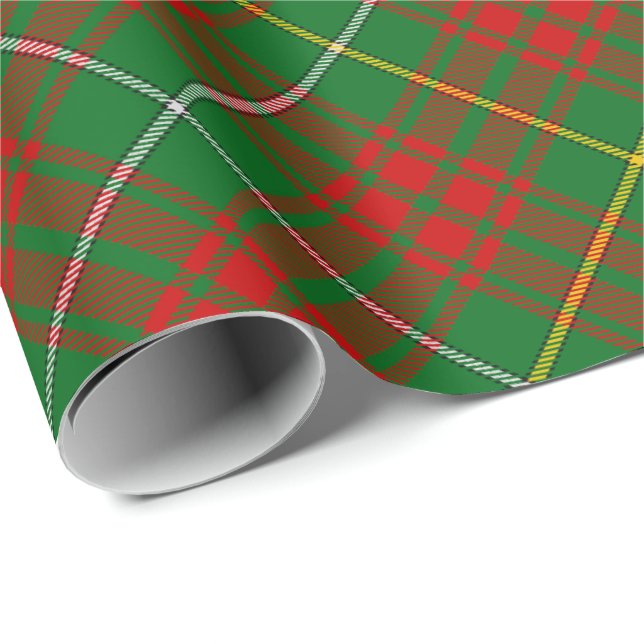 Clan Bruce Hunting Tartan Geschenkpapier (Rolleneckpunkt)