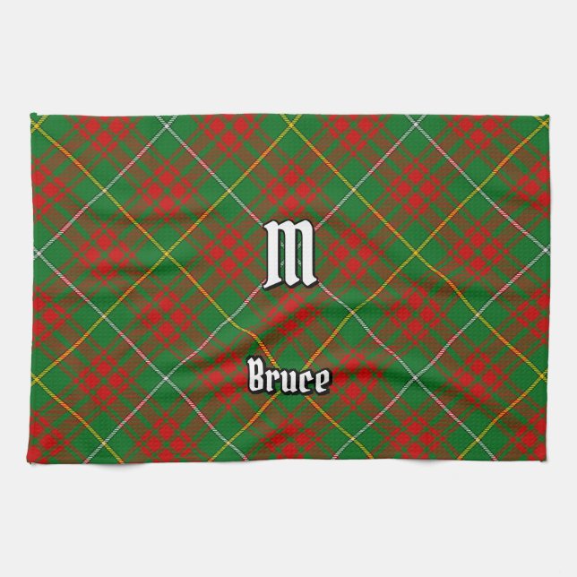 Clan Bruce Hunting Tartan Geschirrtuch (Horizontal)