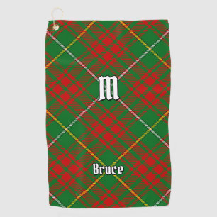 Clan Bruce Hunting Tartan Golfhandtuch