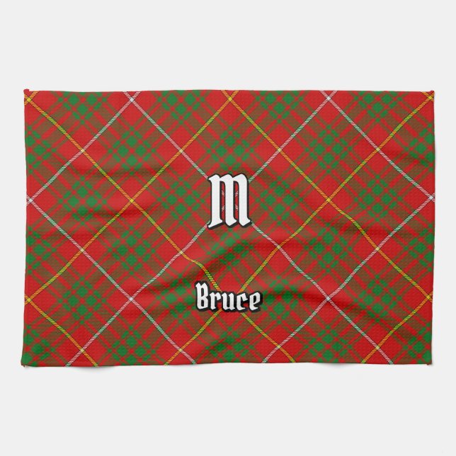 Clan Bruce Tartan Geschirrtuch (Horizontal)